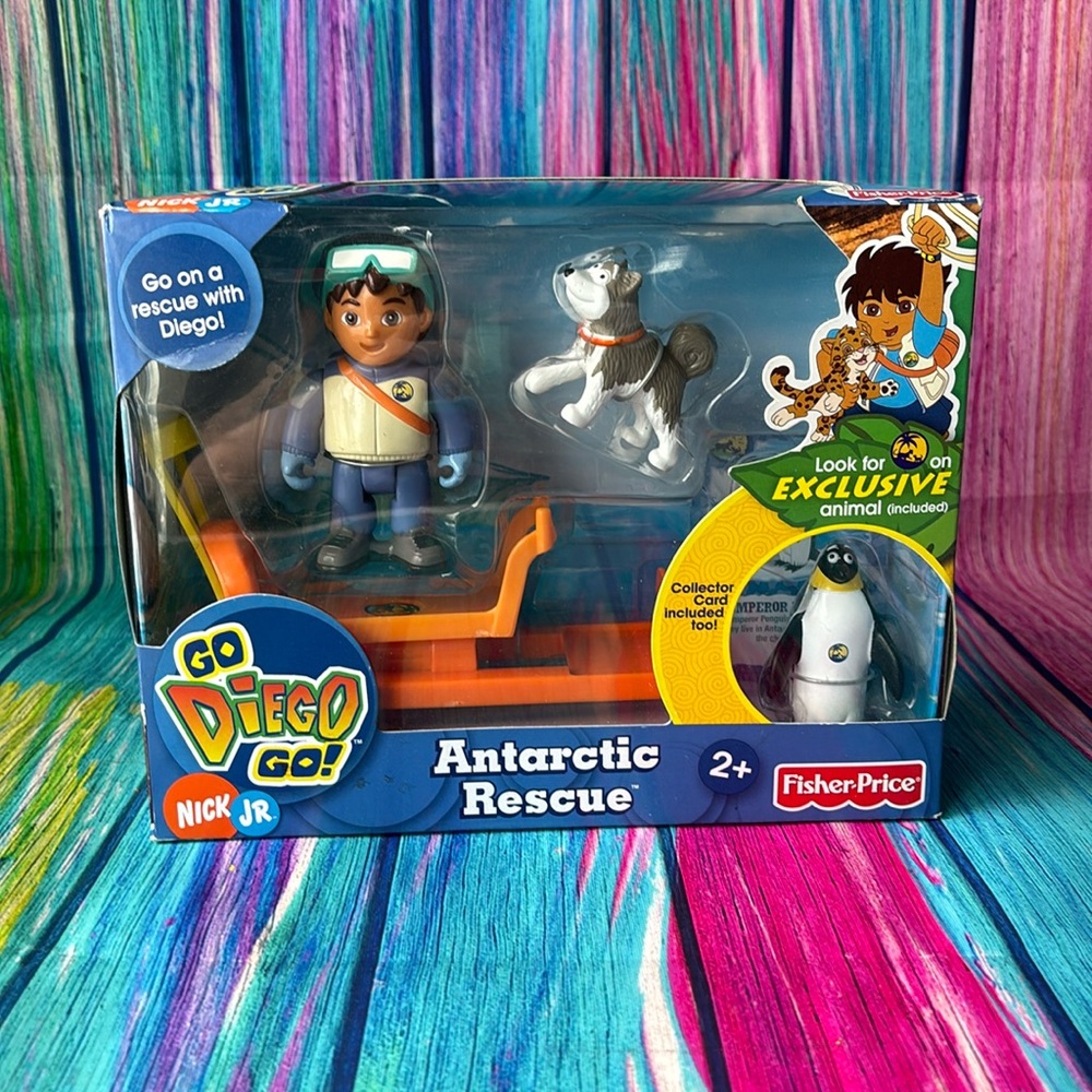 2006 Factory Sealed Go Diego Go Antarctica Rescue Nick Jr Toys Play set Cartoons